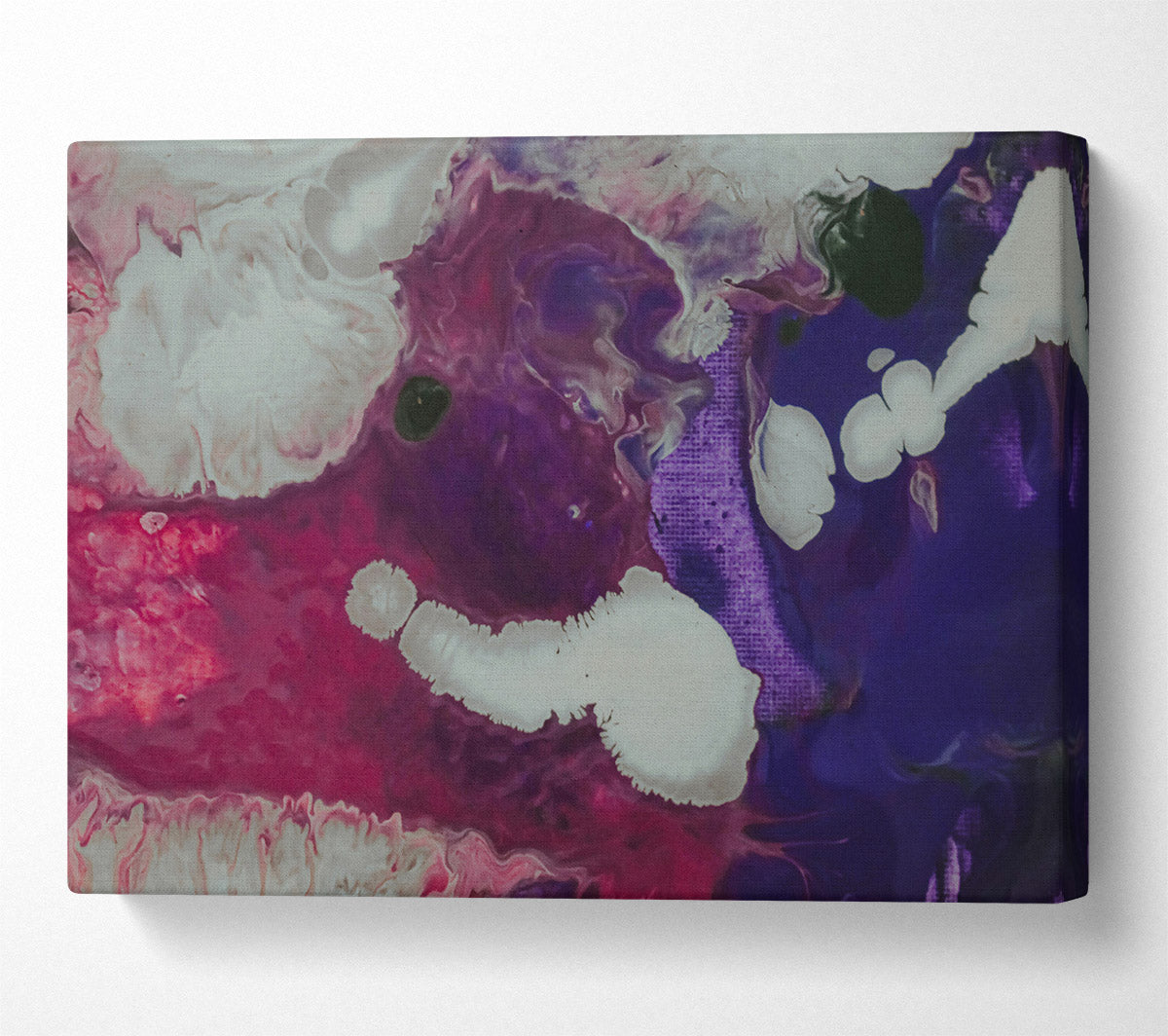 Purple Swirling Dreams Canvas Wall Art