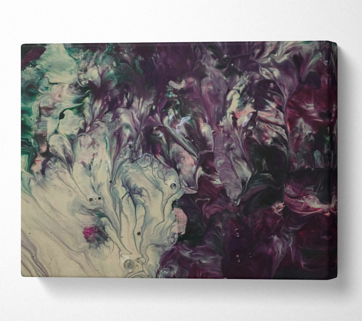Purple Swirling Dreams Canvas Wall Art