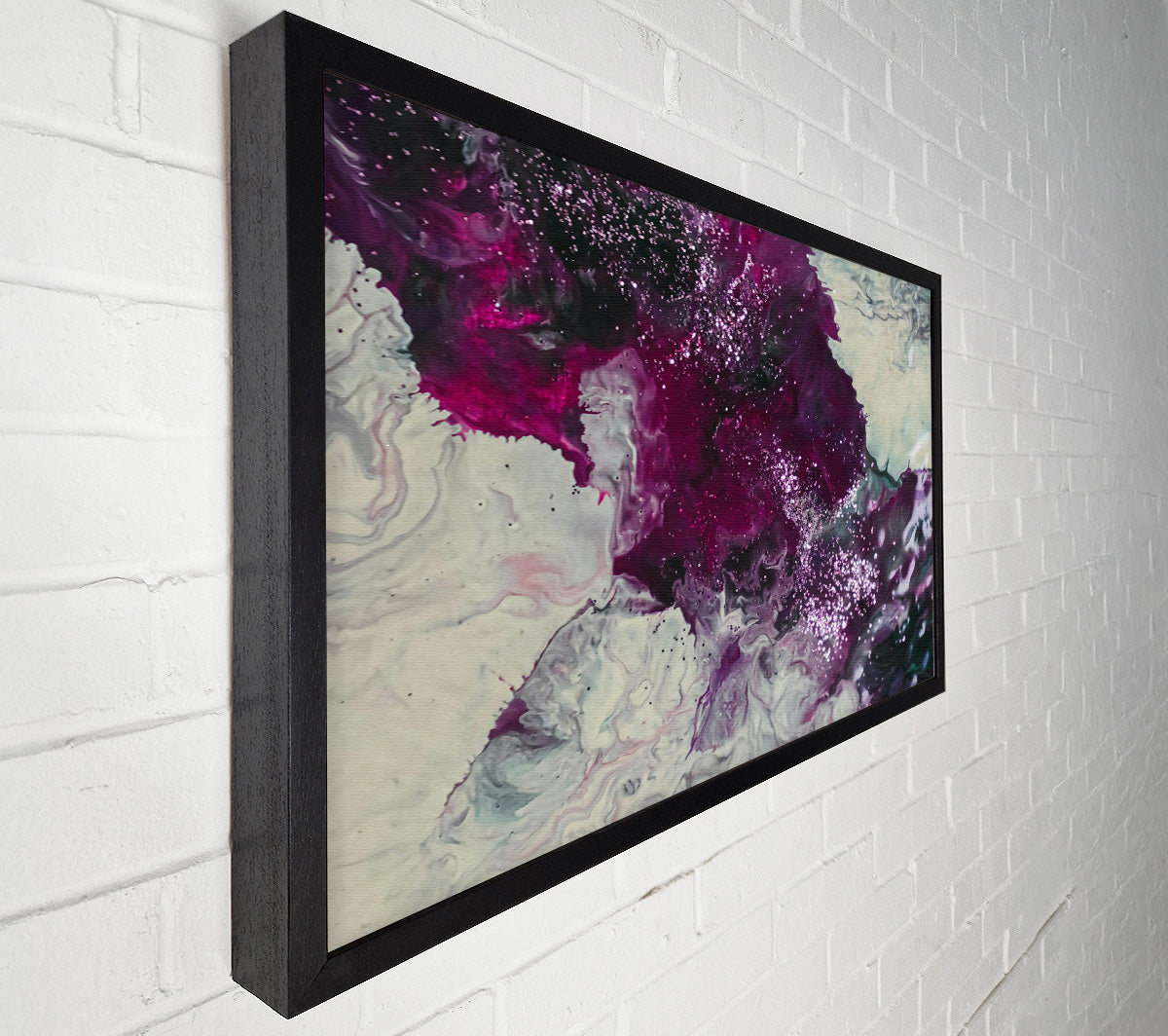 Purple Galaxy Dream Canvas Wall Art