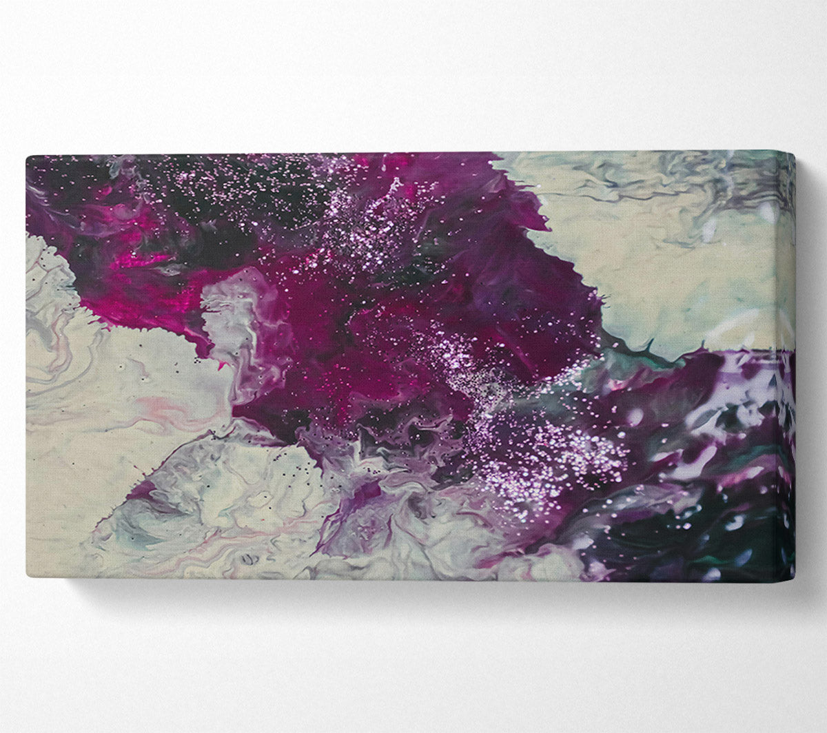 Purple Galaxy Dream Canvas Wall Art