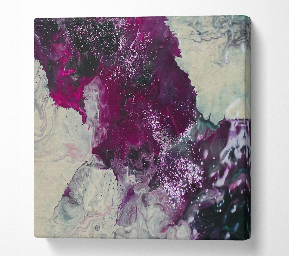 Purple Galaxy Dream Canvas Wall Art