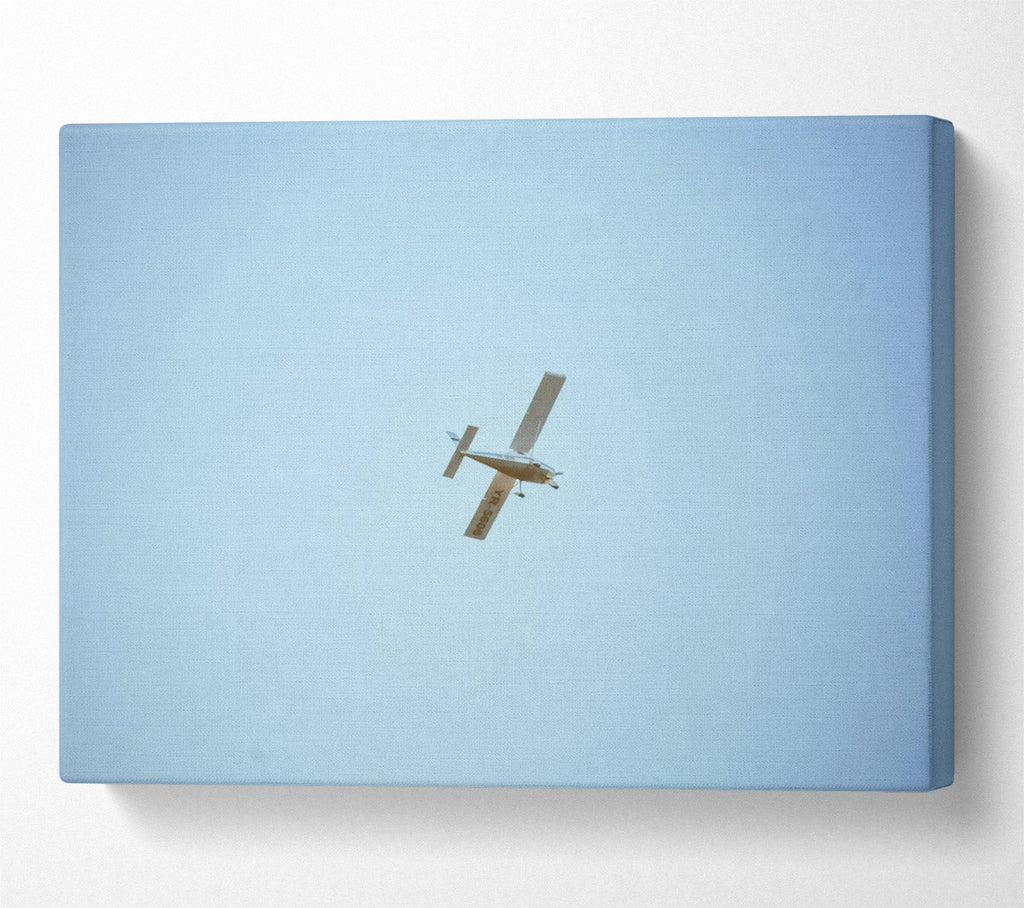 Blue Sky Solo Flight Canvas Print