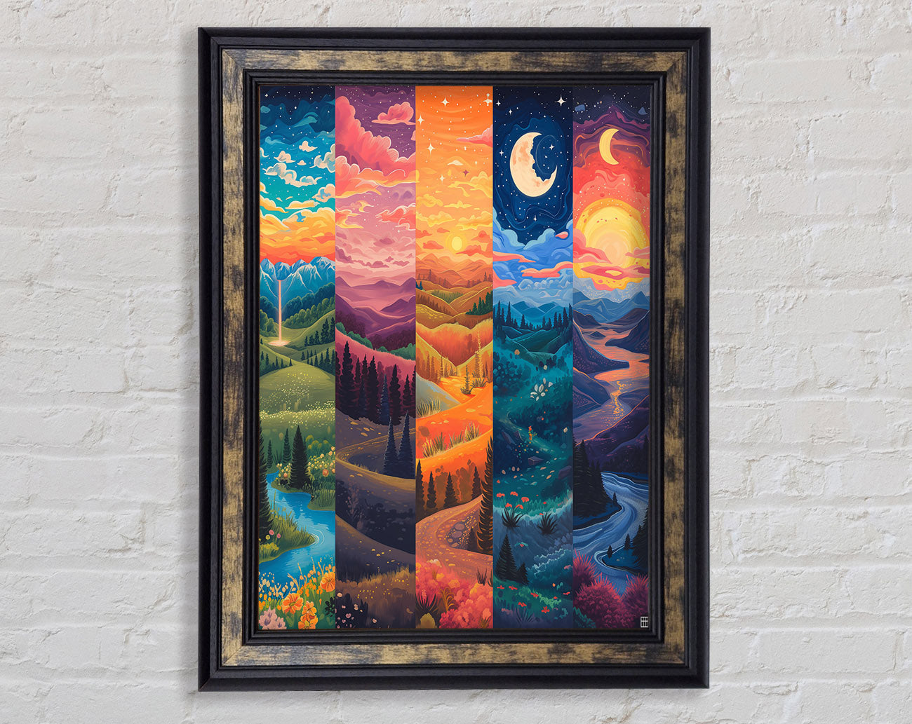 Nature Diversity Framed Print