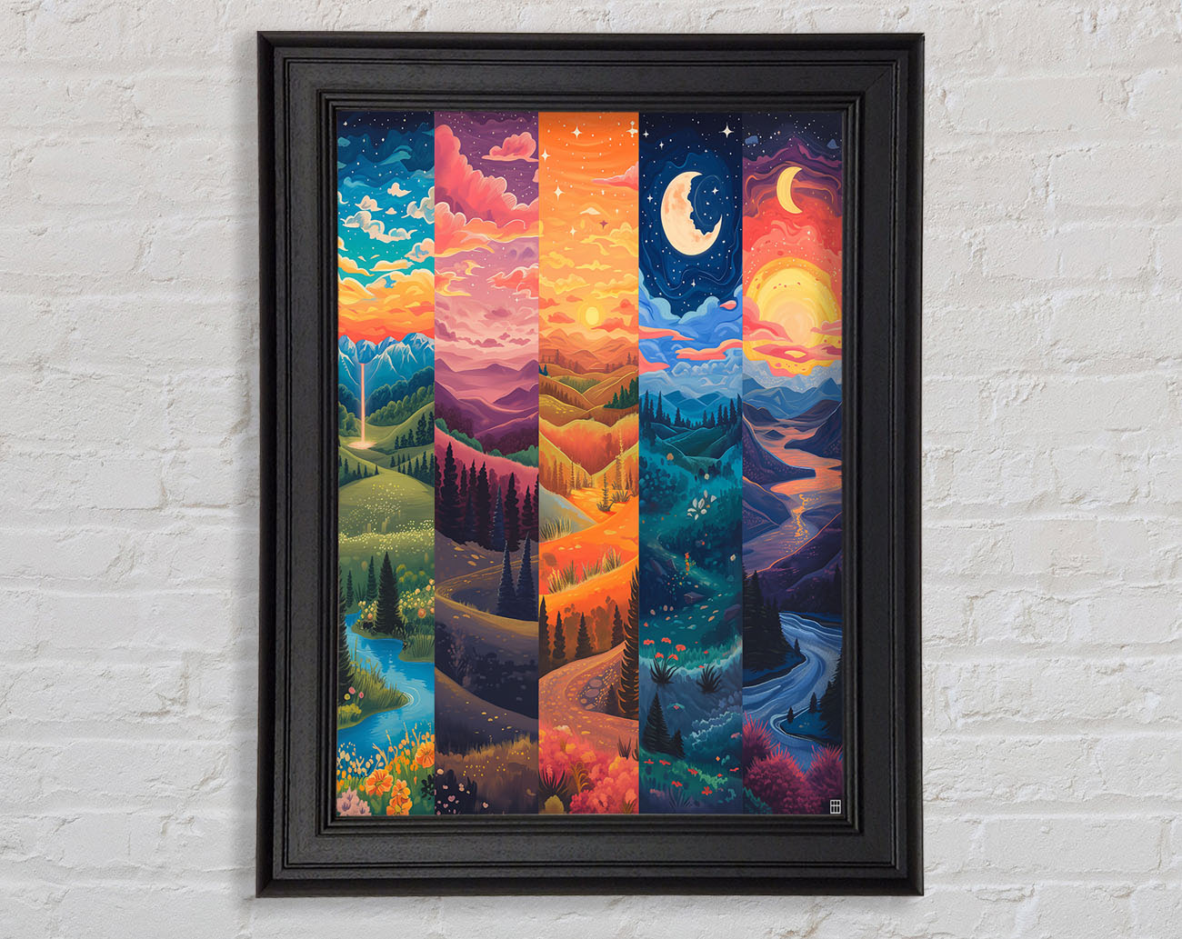 Nature Diversity Framed Print