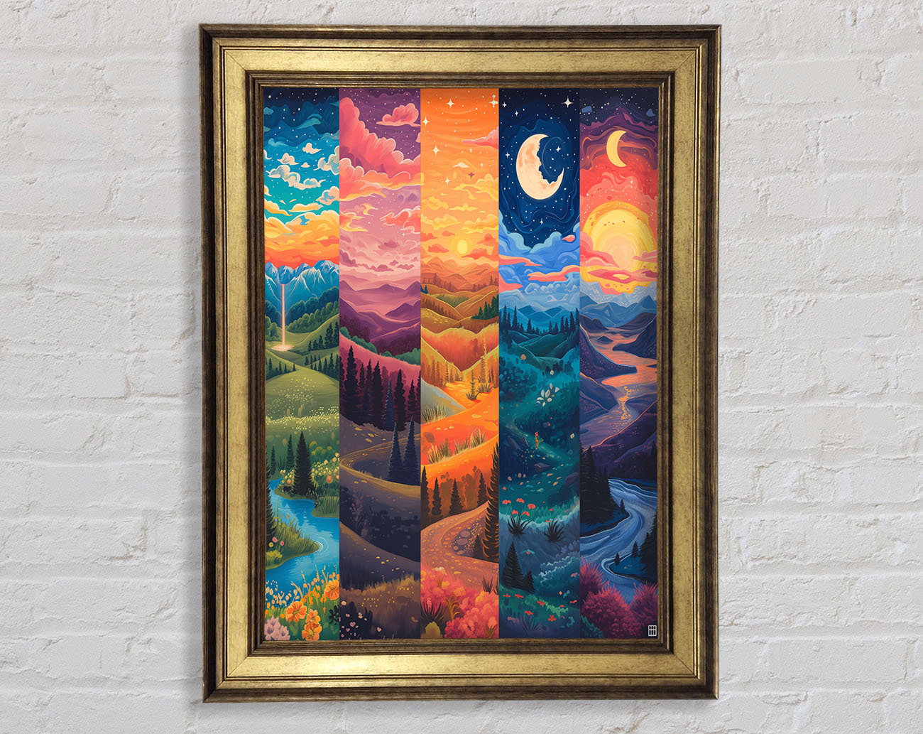 Nature Diversity Framed Print