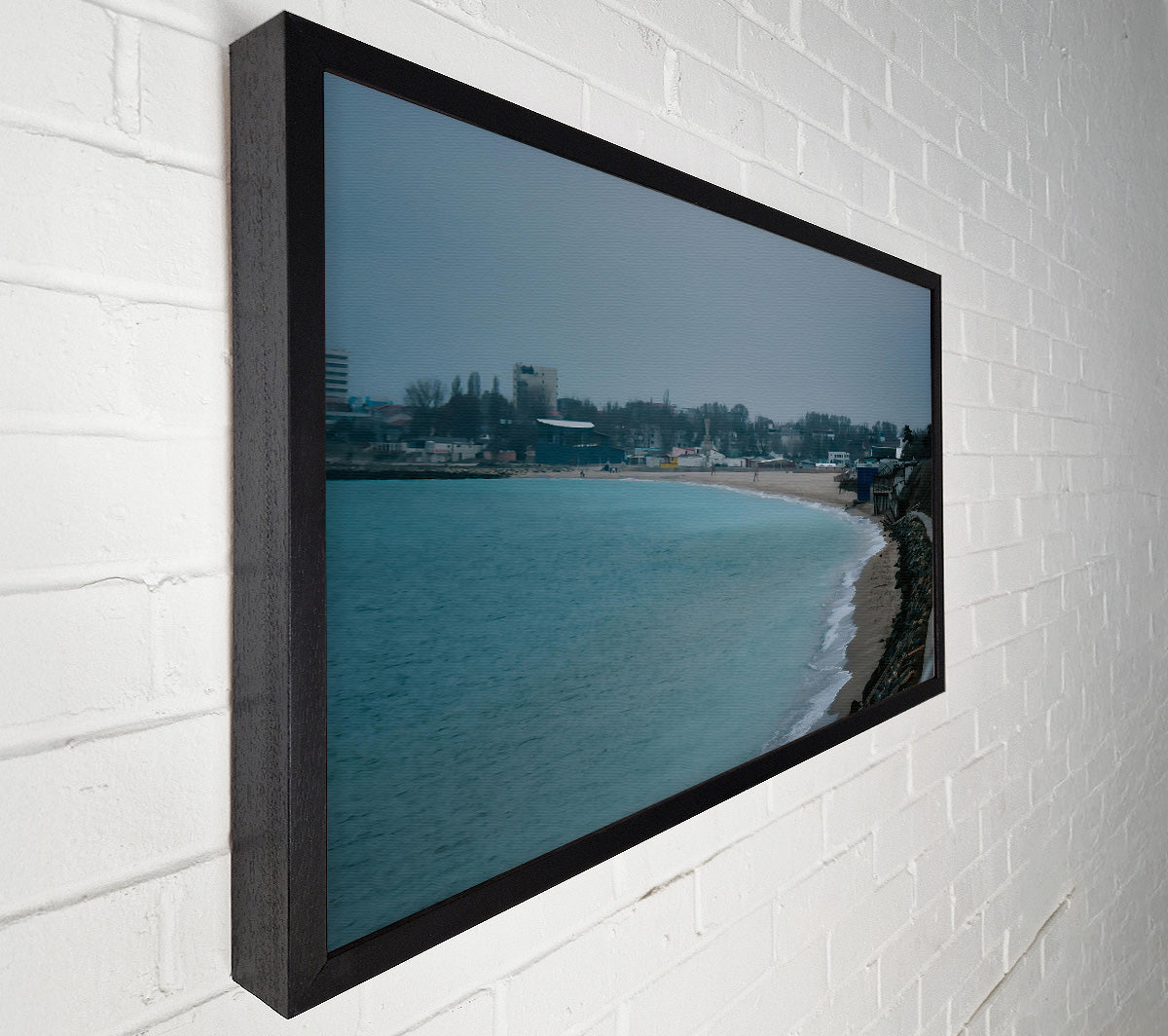 Turquoise Coastline Dream Canvas Wall Art