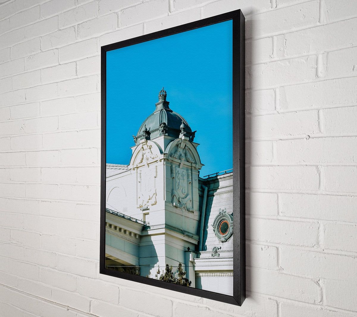 Blue Sky Ornamentation Canvas Print