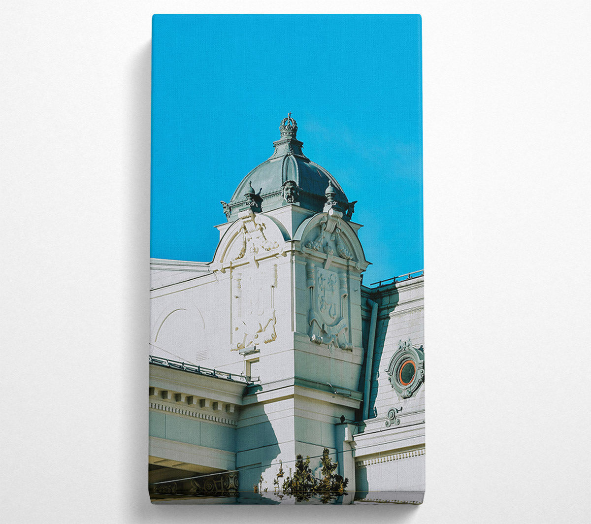 Blue Sky Ornamentation Canvas Print