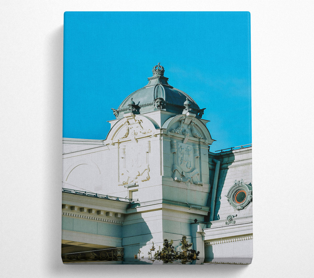 Blue Sky Ornamentation Canvas Print