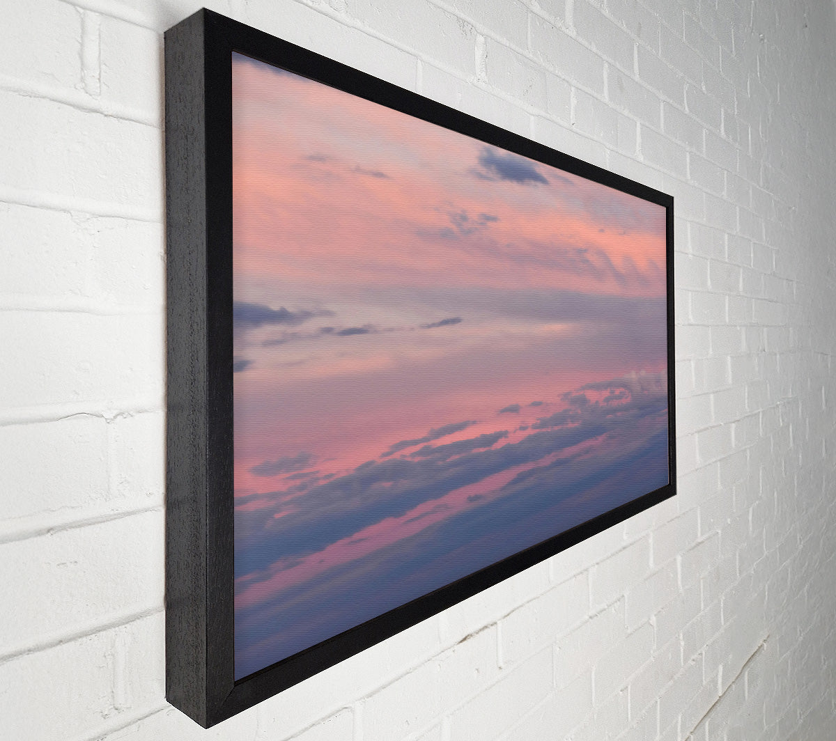 Pink Sky Layers Canvas Wall Art