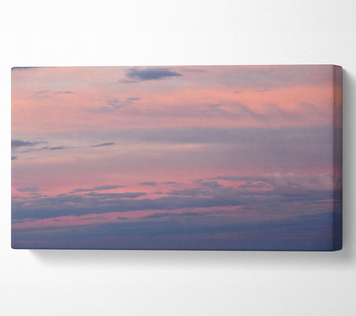 Pink Sky Layers Canvas Wall Art