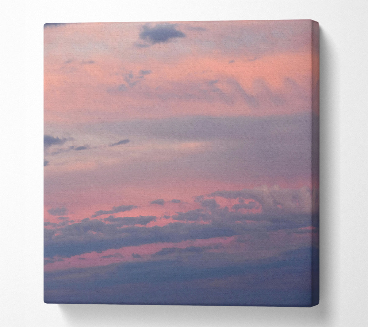 Pink Sky Layers Canvas Wall Art