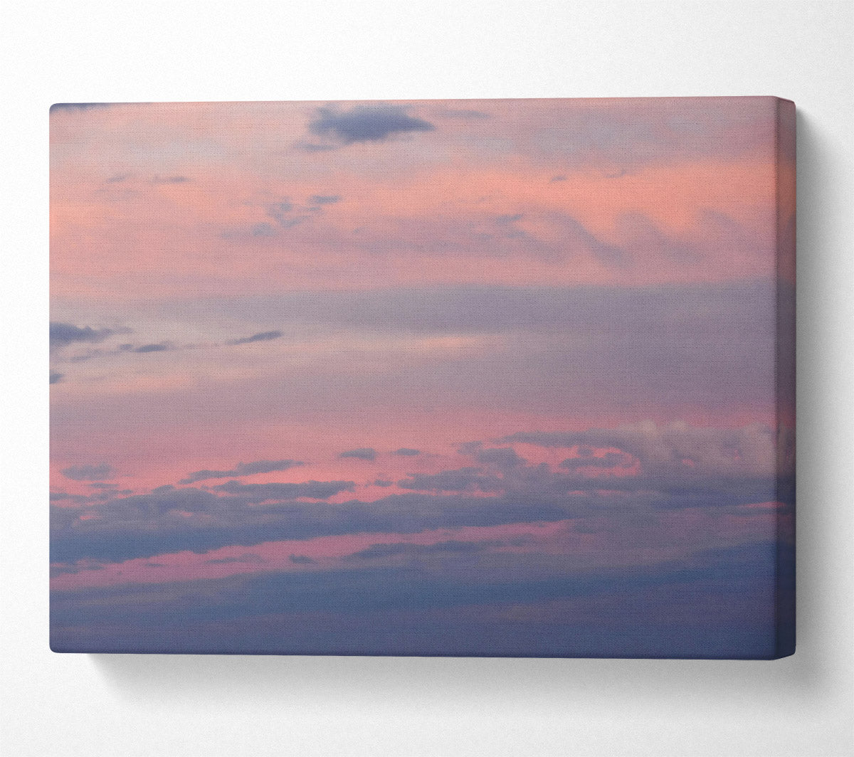 Pink Sky Layers Canvas Wall Art