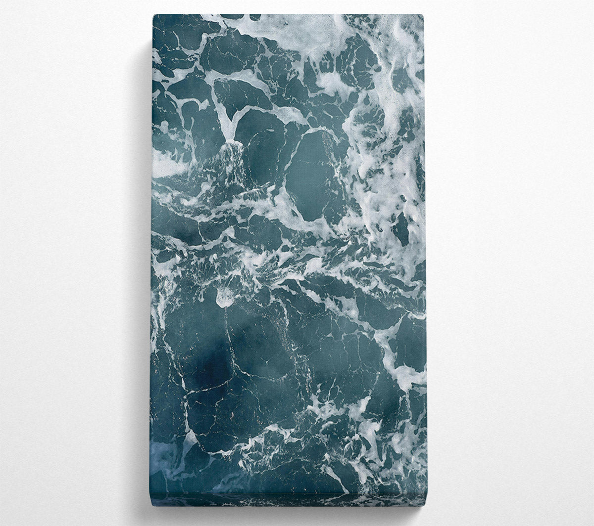 Teal Sea Foam Canvas Art