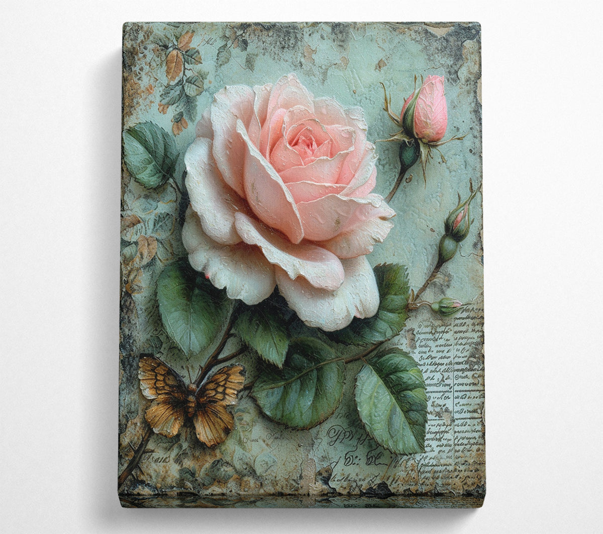 Pink Rose Canvas Art