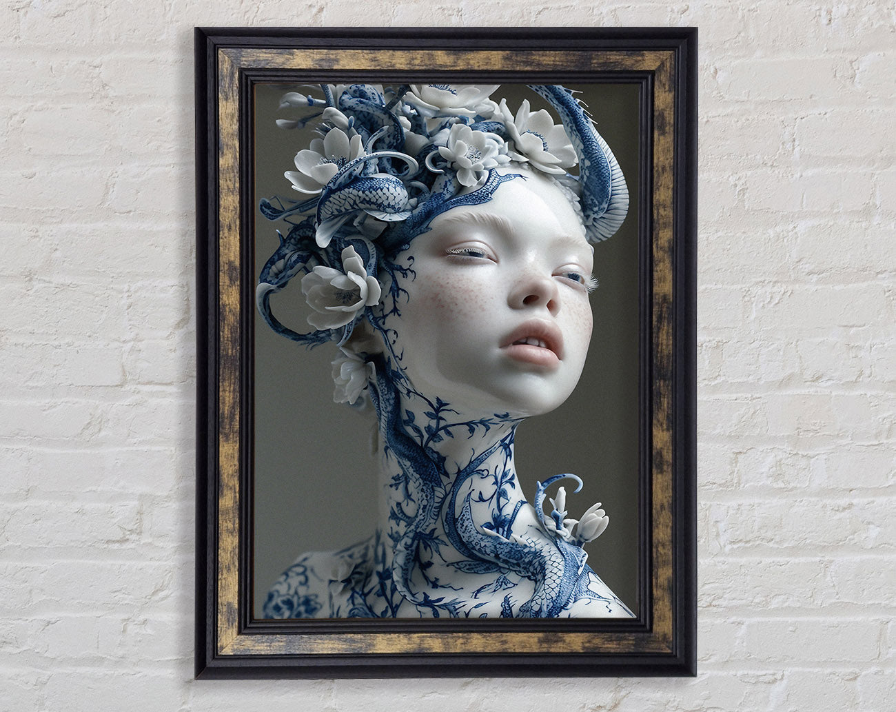 Porcelain Beauty Framed Print