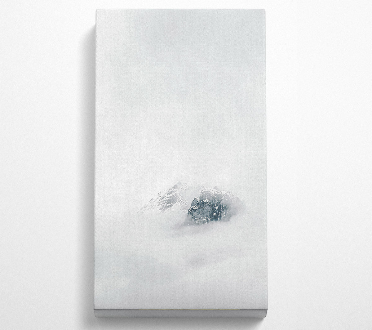 White Peak Emerging Canvas Wall Art