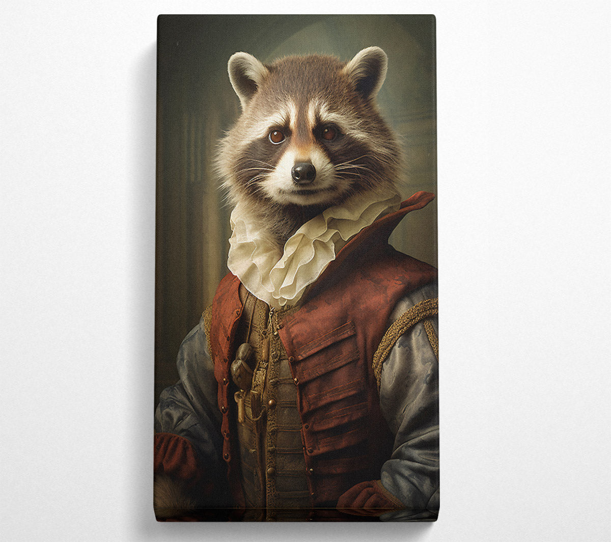 Racoon Renaissance Canvas Wall Art