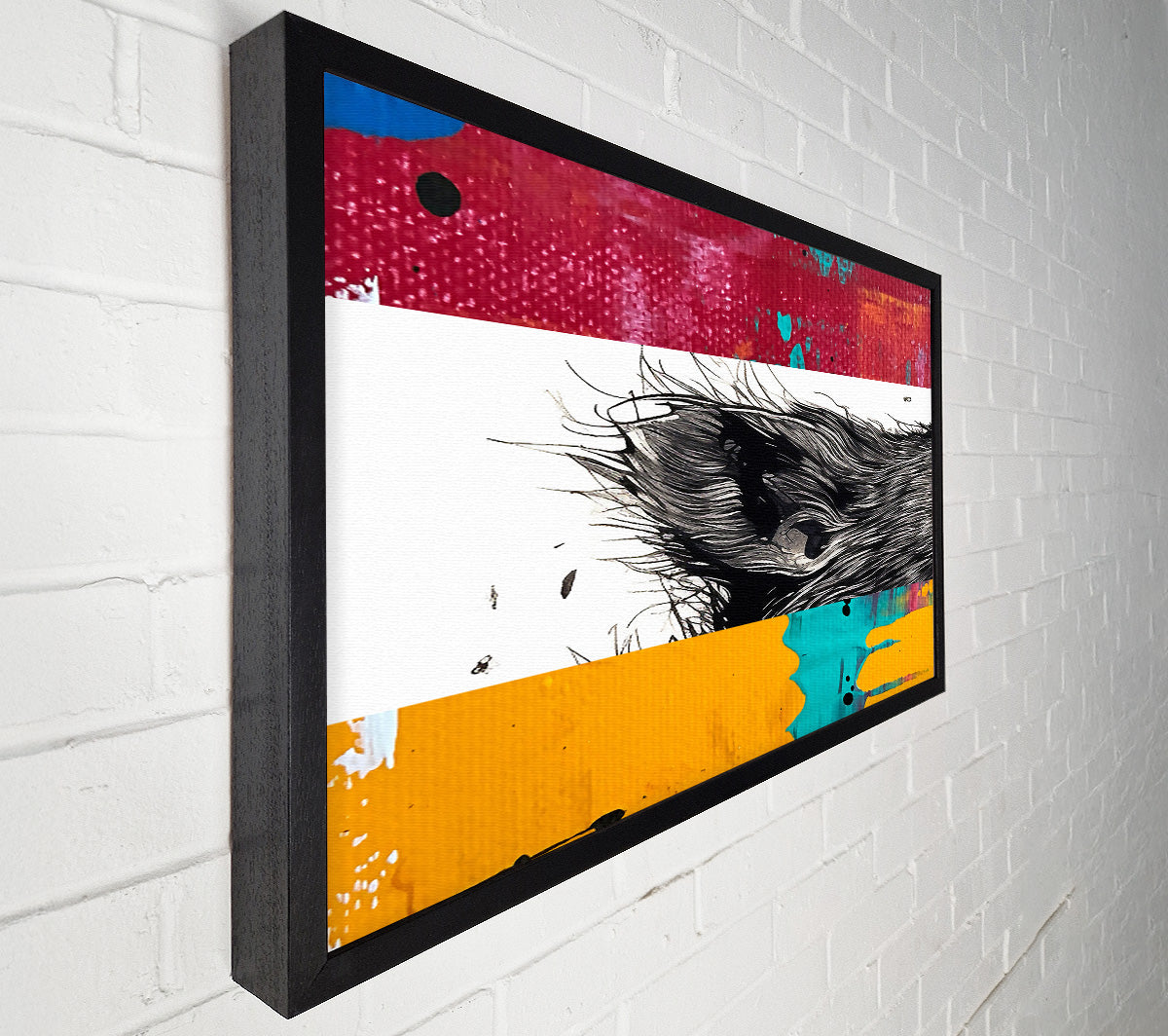 Rat Scream Canvas Wall Art
