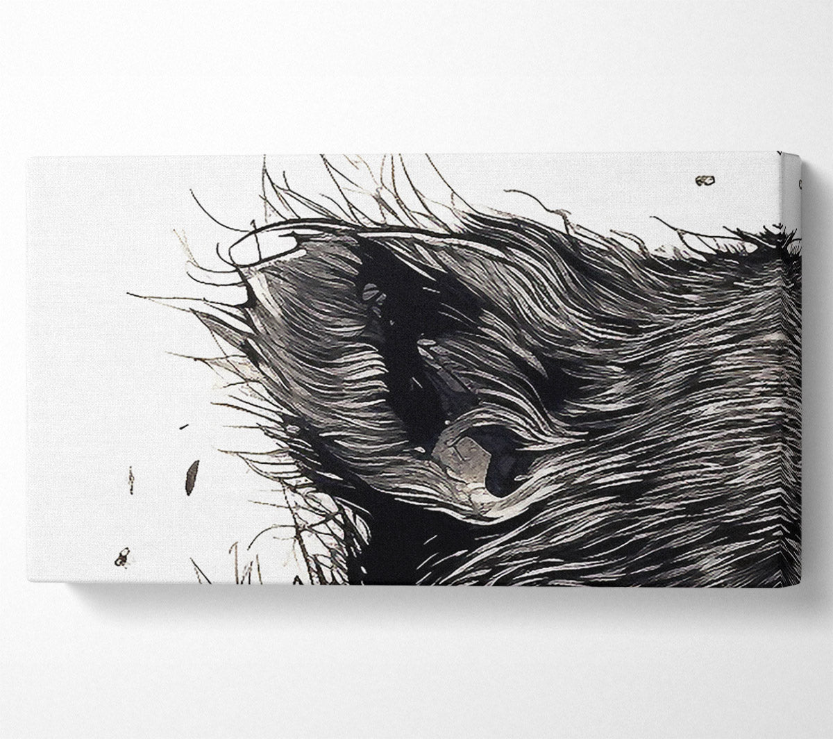 Rat Scream Canvas Wall Art