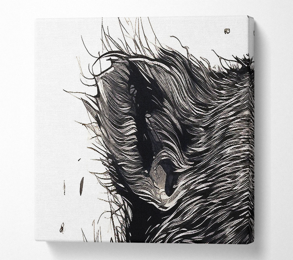 Rat Scream Canvas Wall Art