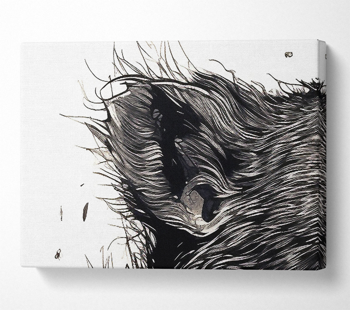 Rat Scream Canvas Wall Art