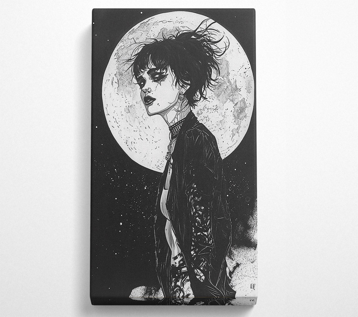 Rebel Moon Girl Canvas Wall Art