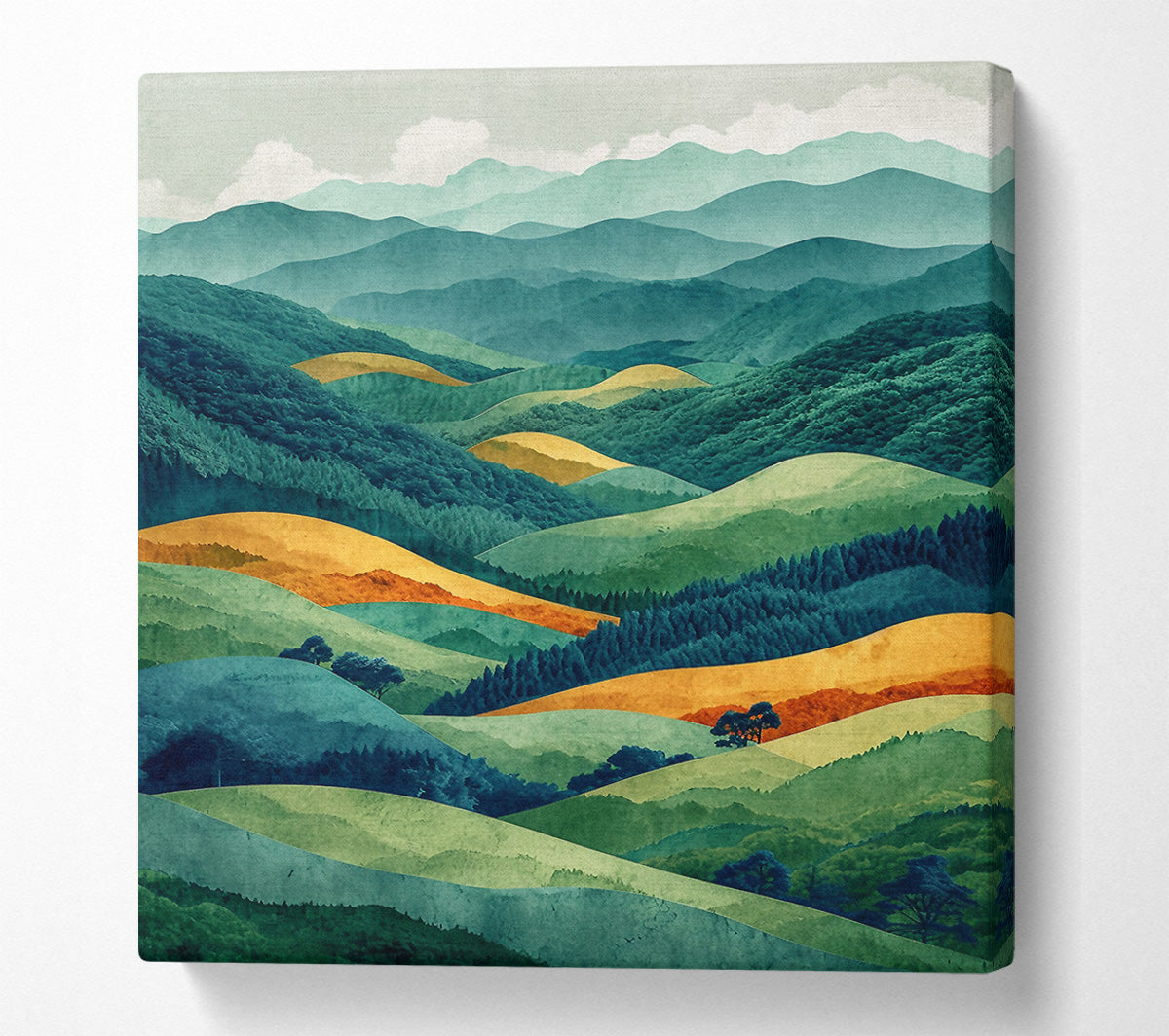 Rolling Hills Canvas Wall Art