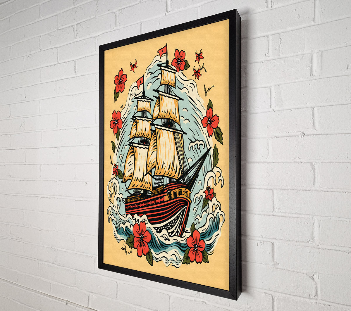 Sailing Out To Sea Canvas Wall Art