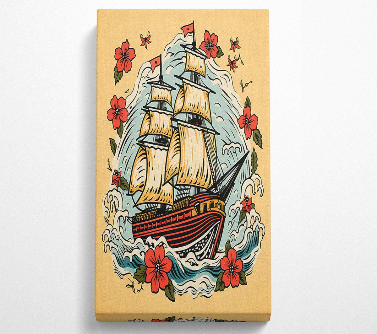 Sailing Out To Sea Canvas Wall Art