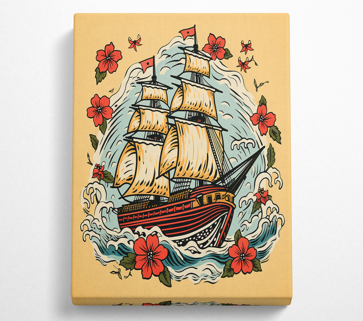 Sailing Out To Sea Canvas Wall Art