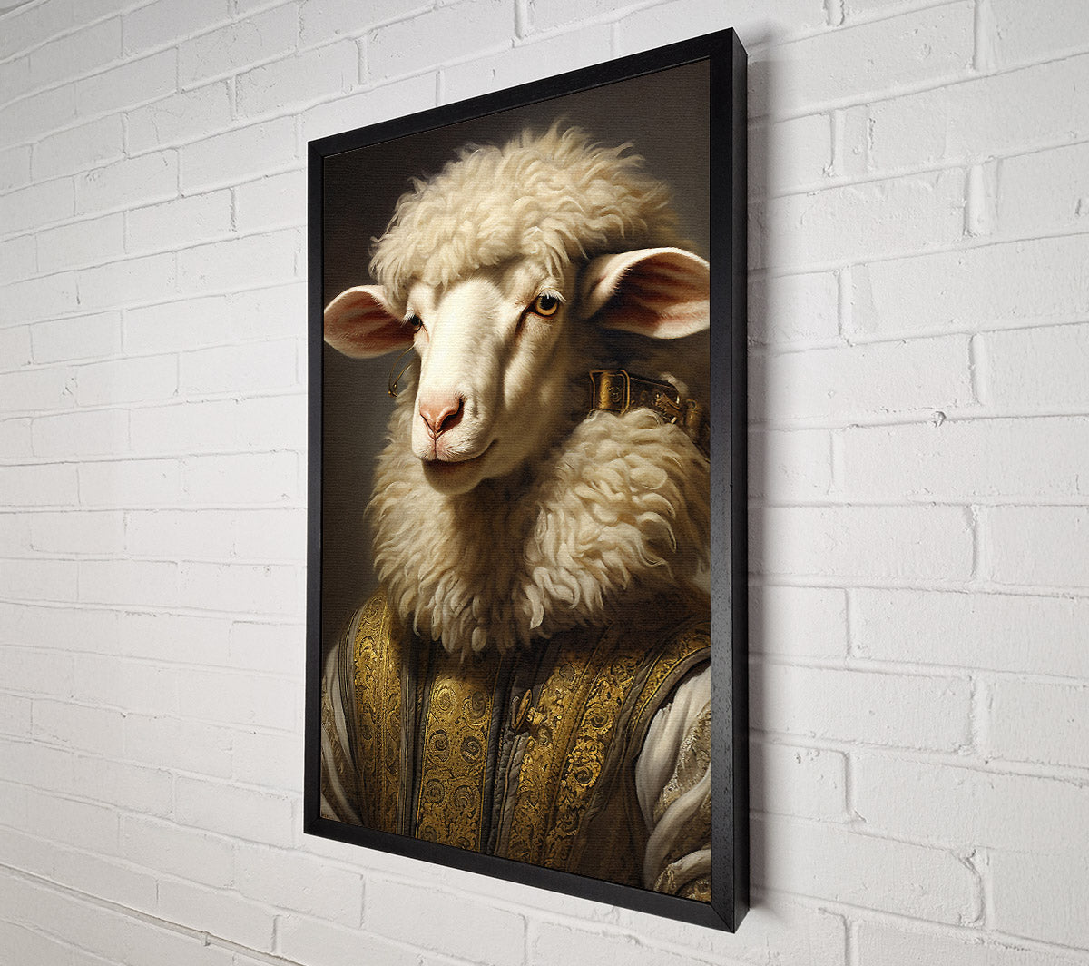 Sheep Renaissance Canvas Wall Art