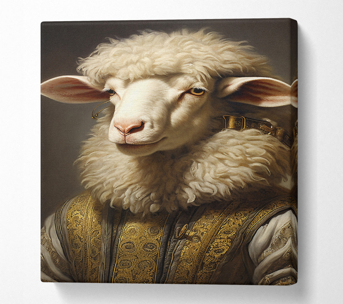 Sheep Renaissance Canvas Wall Art