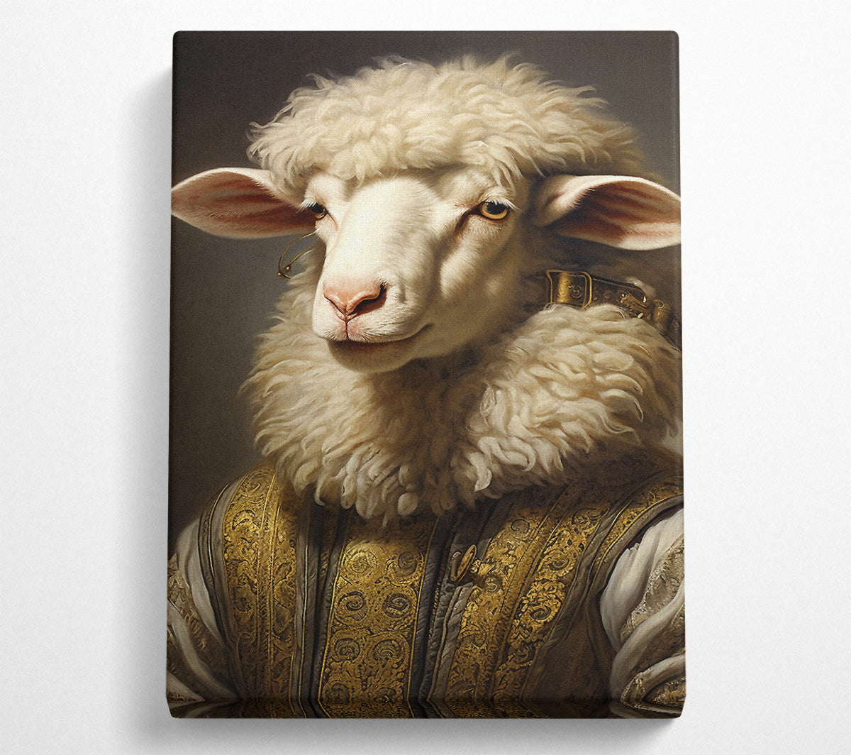 Sheep Renaissance Canvas Wall Art