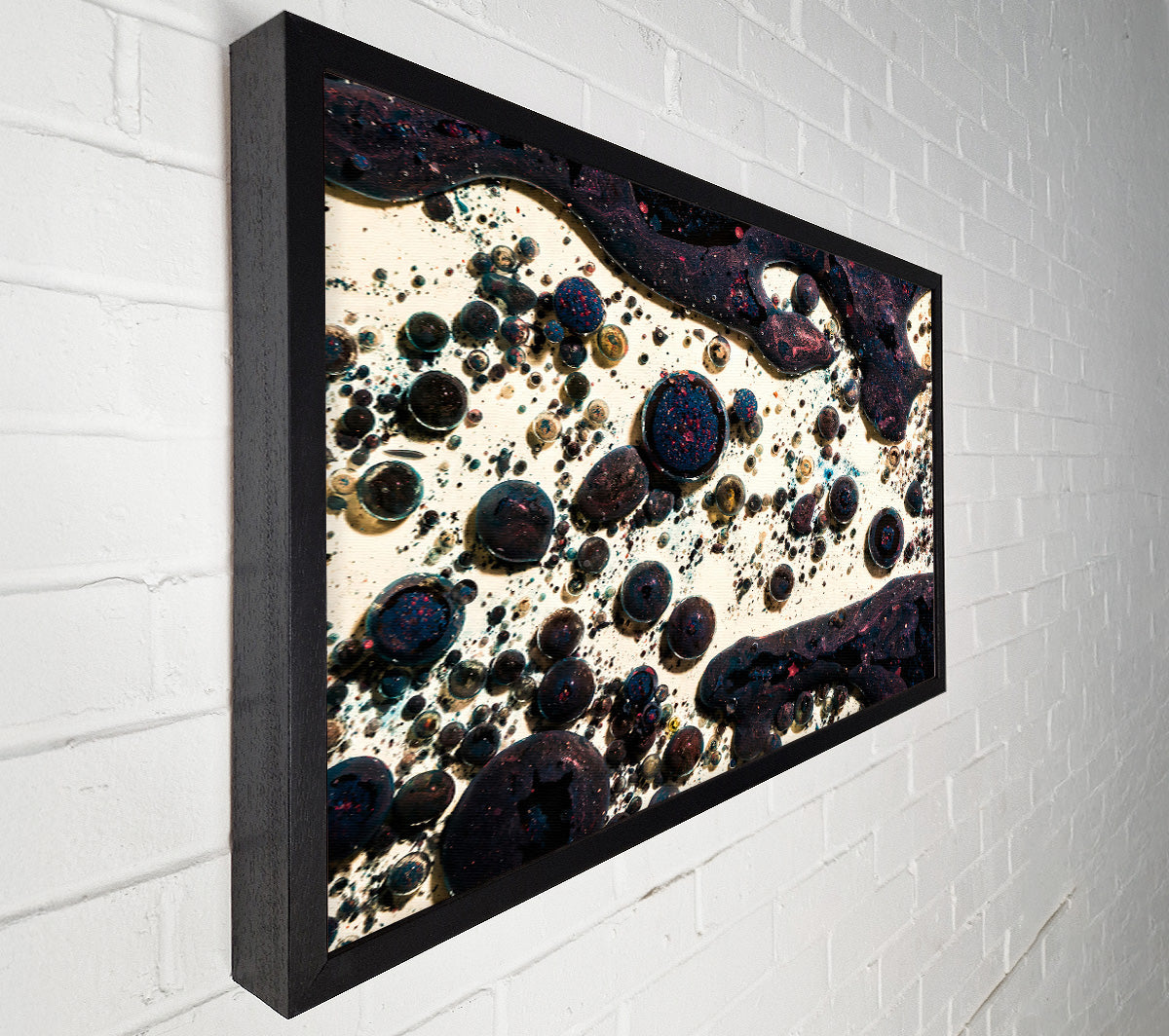 Purple Cosmic Bubbles Canvas Print