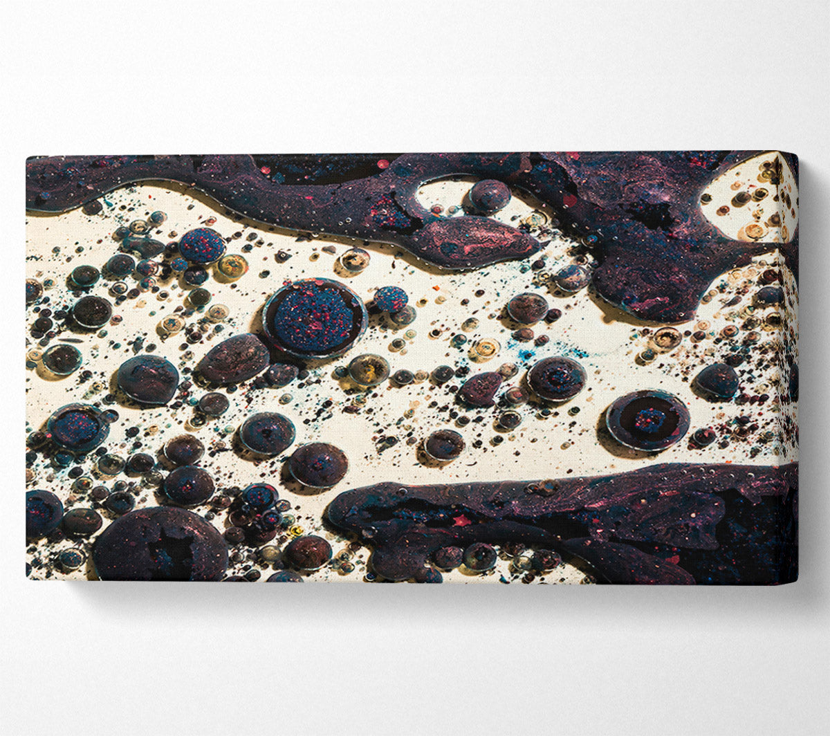 Purple Cosmic Bubbles Canvas Print