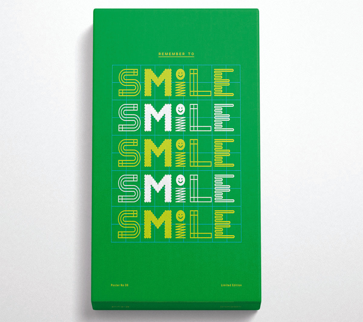 Smile Smile Smile Smile Smile Canvas Wall Art