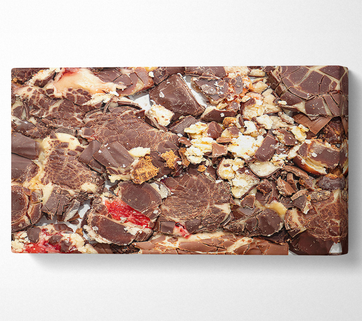 Dark Chocolate Splintered Dreams Canvas Wall Art