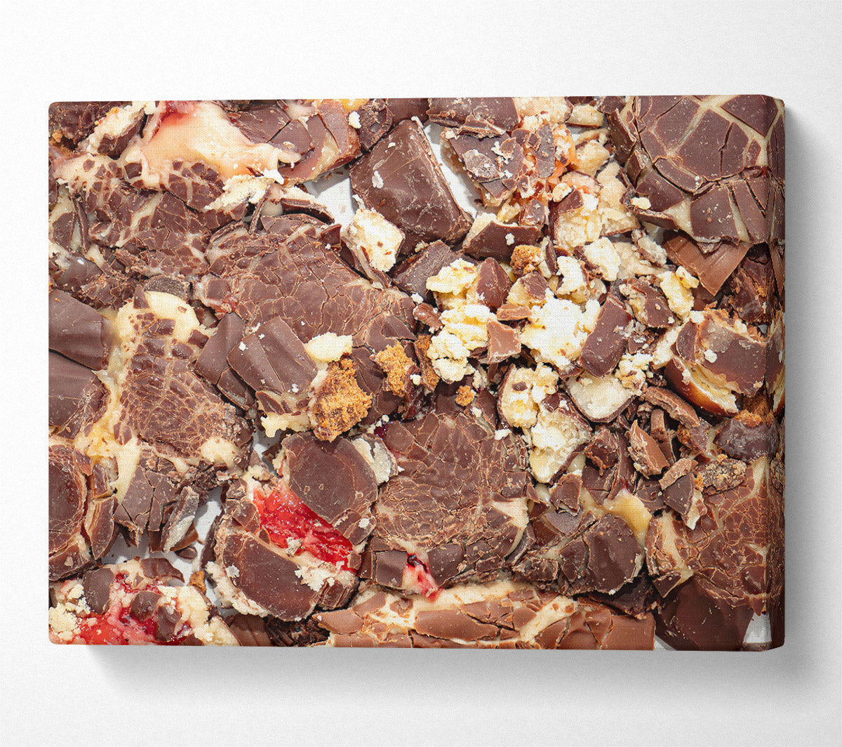 Dark Chocolate Splintered Dreams Canvas Wall Art