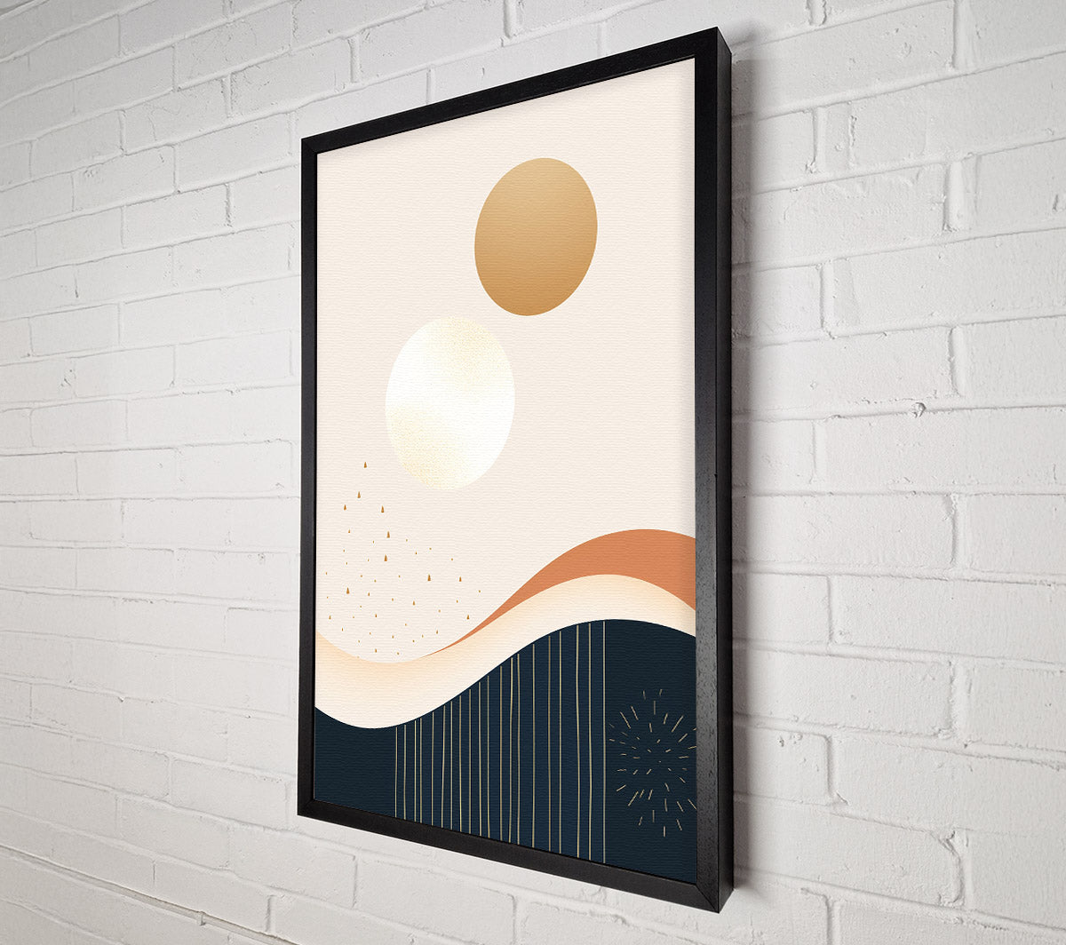 Spheres And Swirls Canvas Wall Art