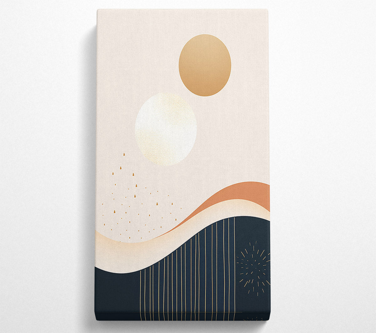 Spheres And Swirls Canvas Wall Art