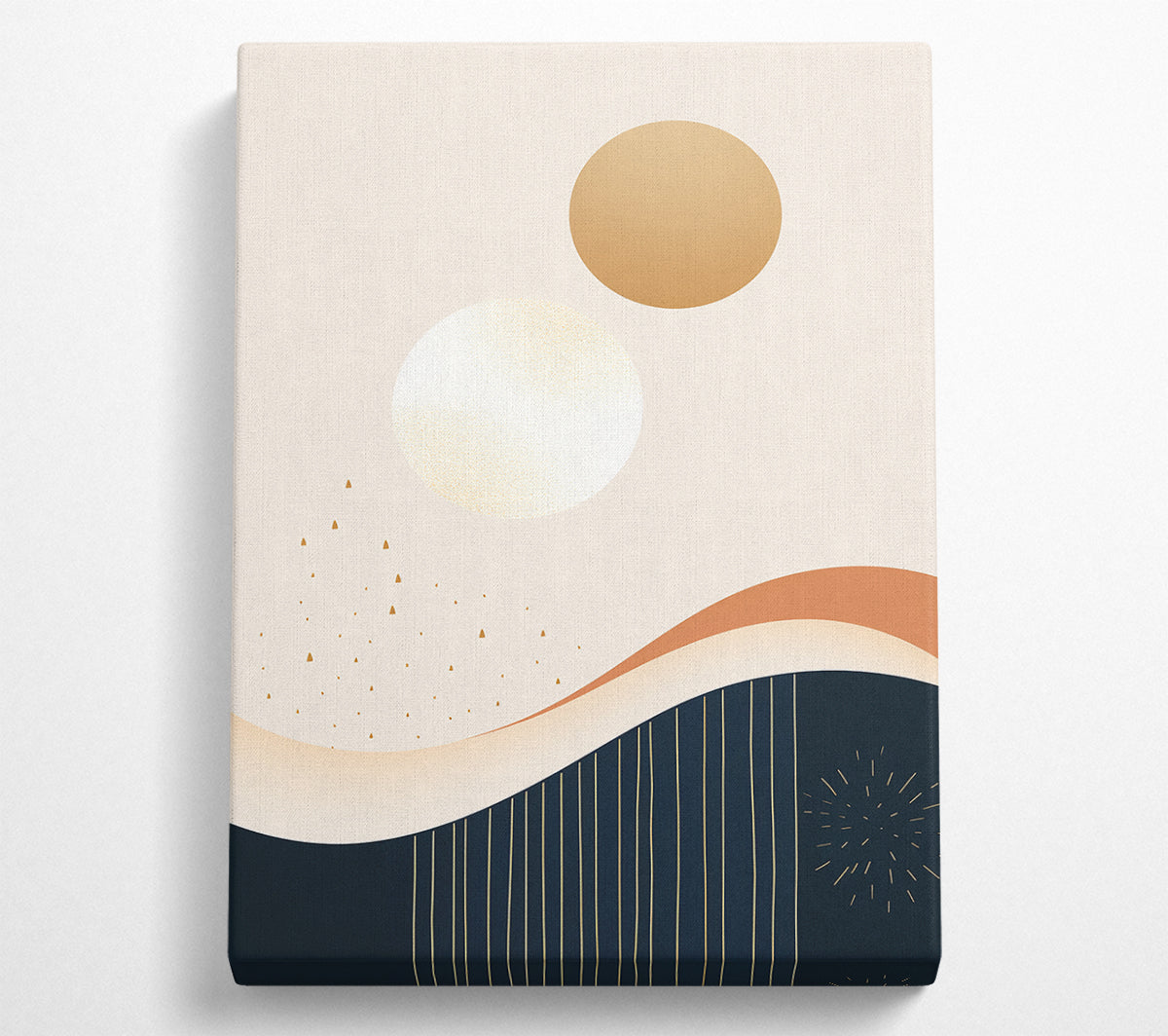 Spheres And Swirls Canvas Wall Art
