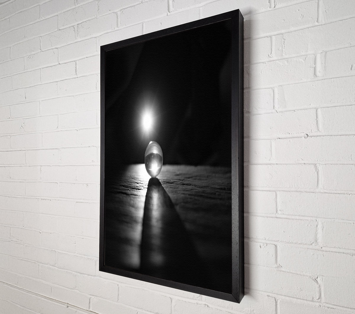 White Light Reflection Canvas Wall Art