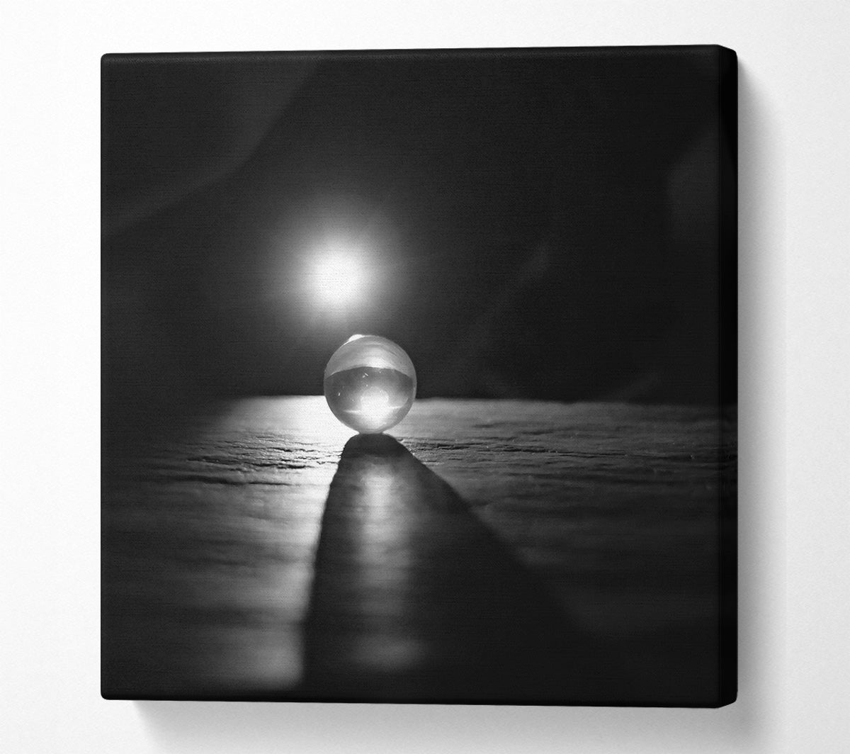 White Light Reflection Canvas Wall Art