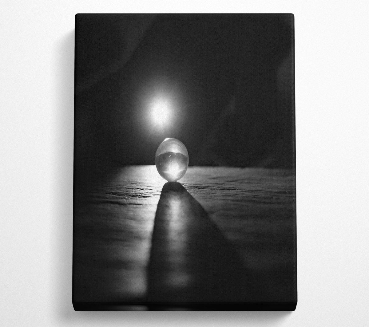 White Light Reflection Canvas Wall Art