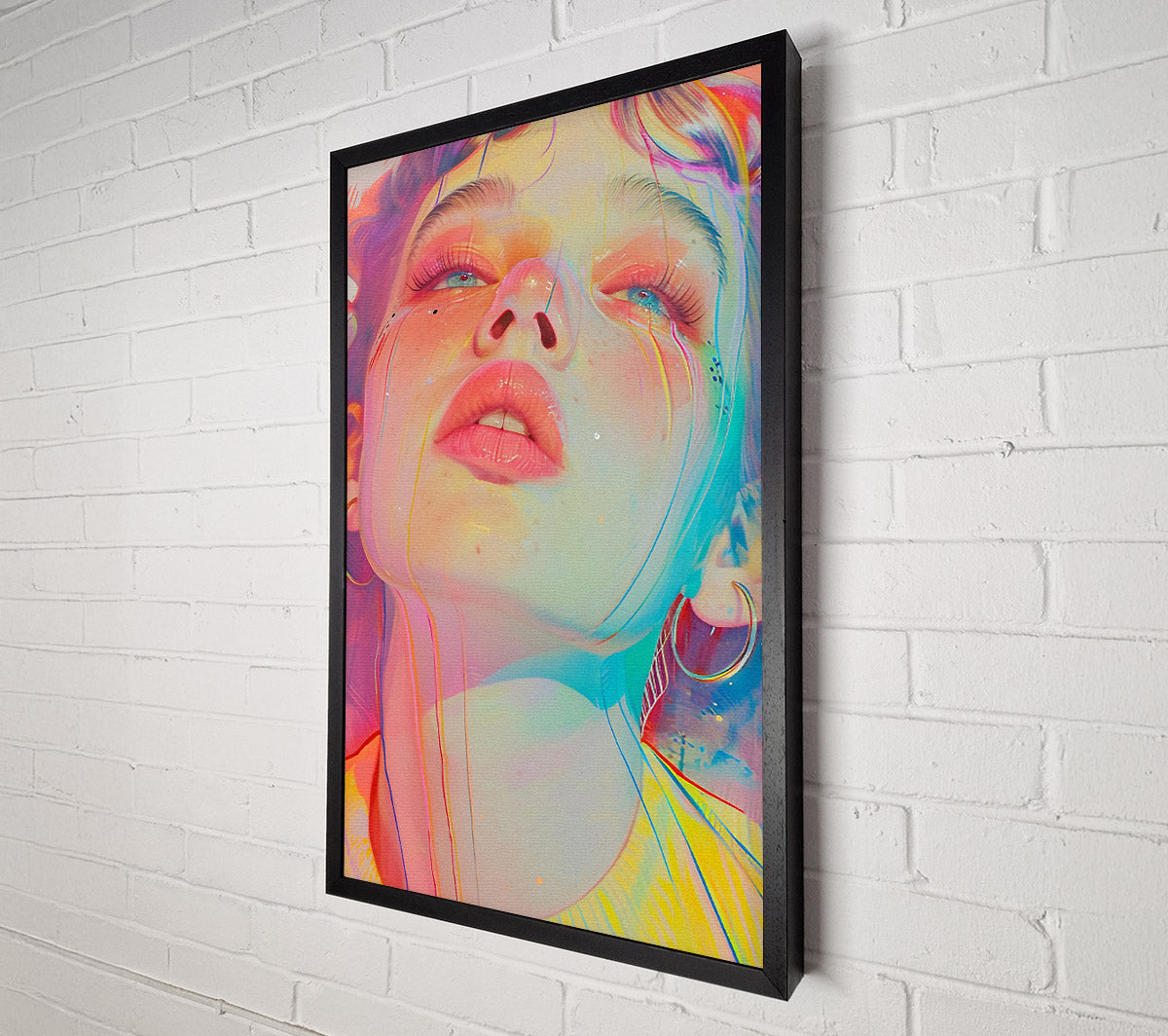 Tears Of Colour Canvas Wall Art