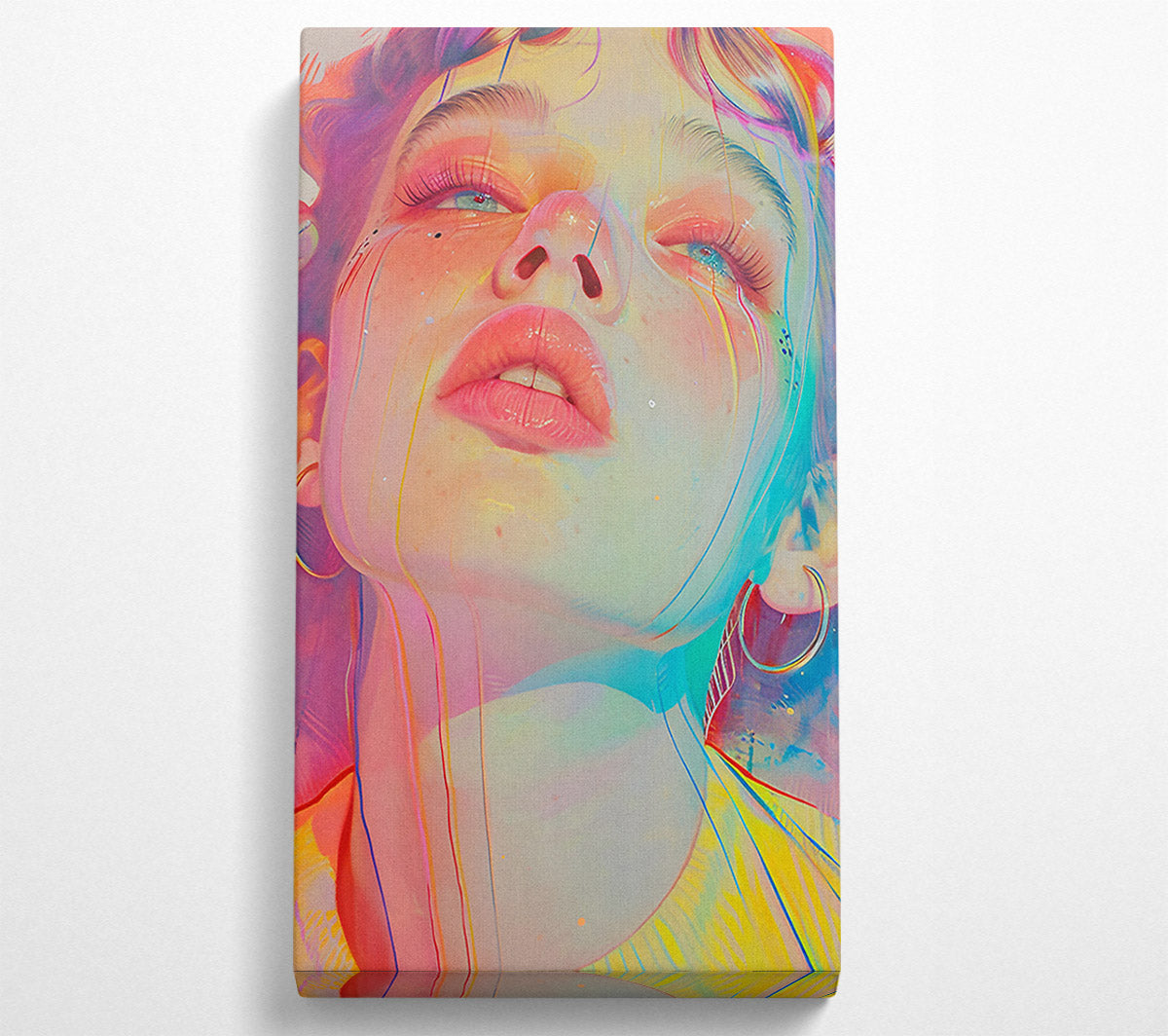 Tears Of Colour Canvas Wall Art