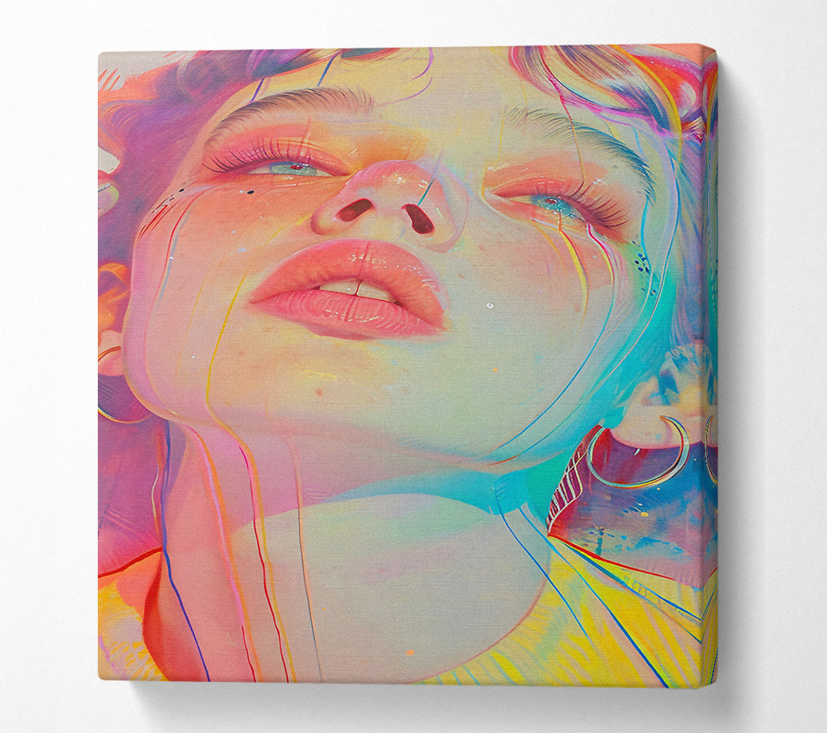 Tears Of Colour Canvas Wall Art