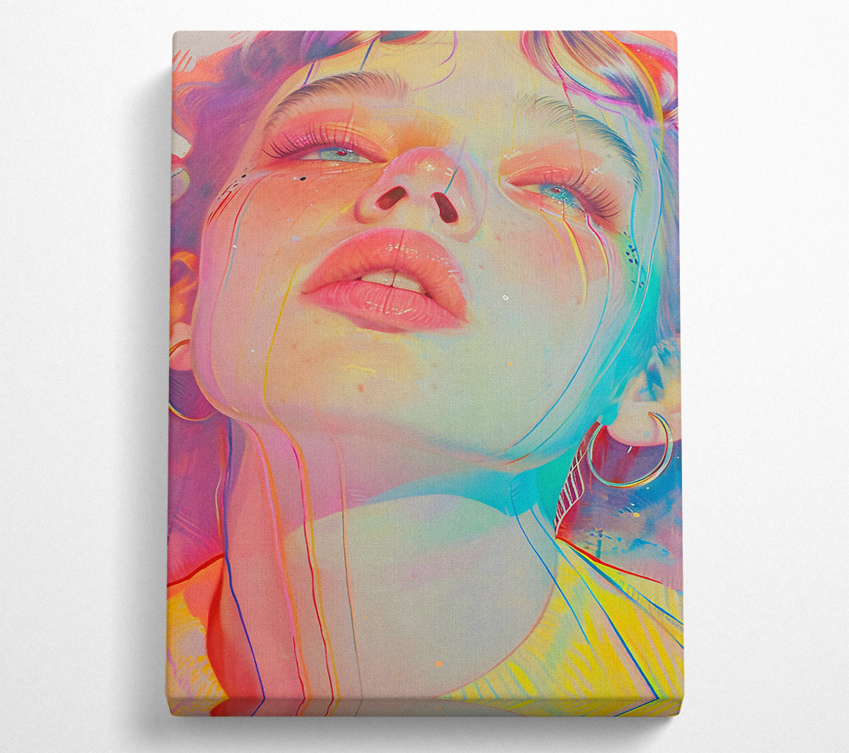 Tears Of Colour Canvas Wall Art