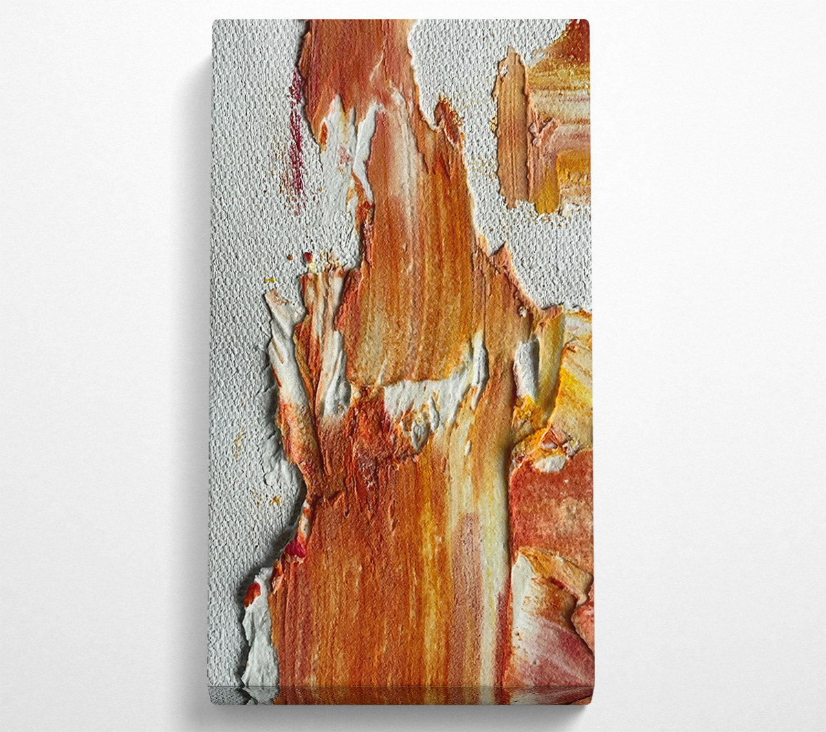 Rust & White Flow Canvas Wall Art